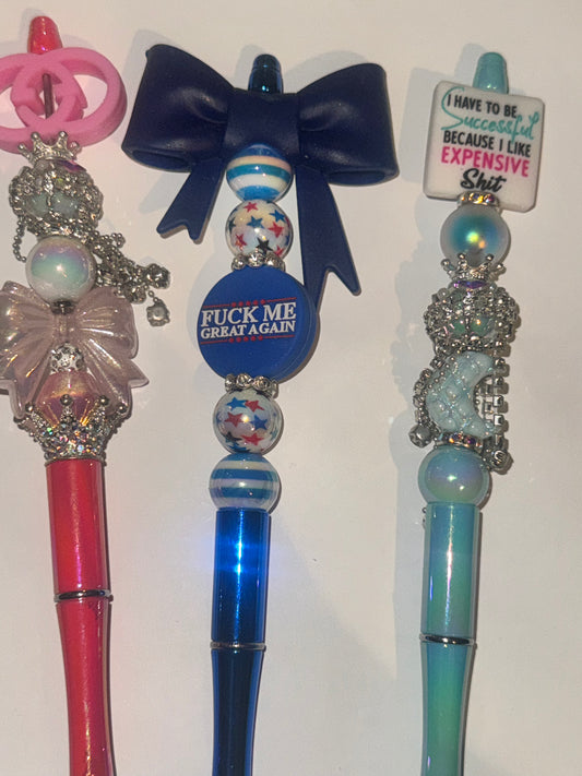 Beaded Pens - Pen w/ focal &/or Fancy Beads