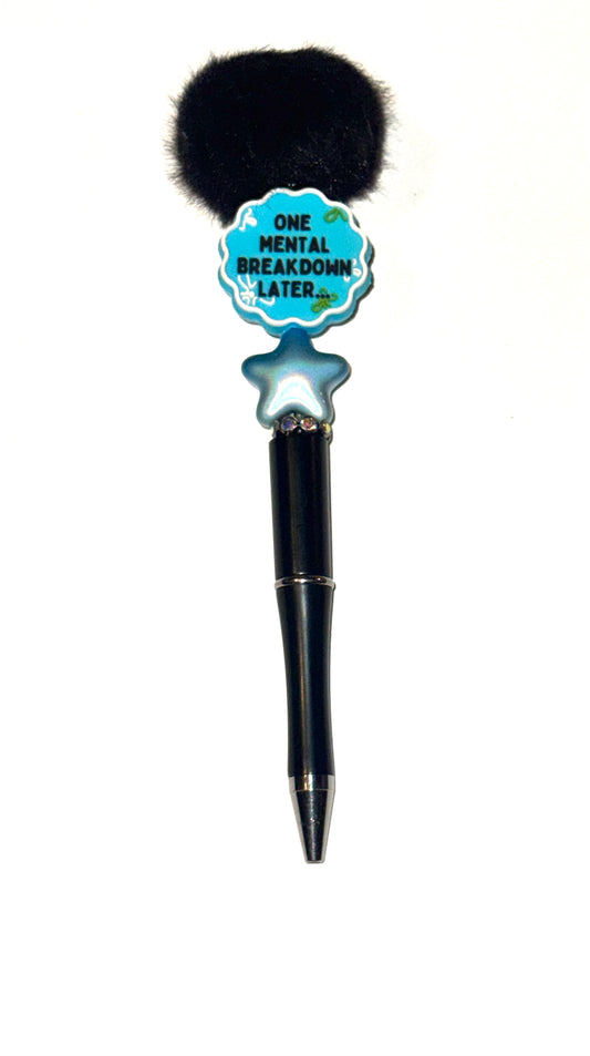 Beaded Pens -Regular Pen w/ Focal &/or Fancy Beads