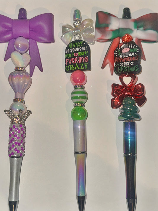 Beaded Pens - Pen w/ focal &/or Fancy Beads