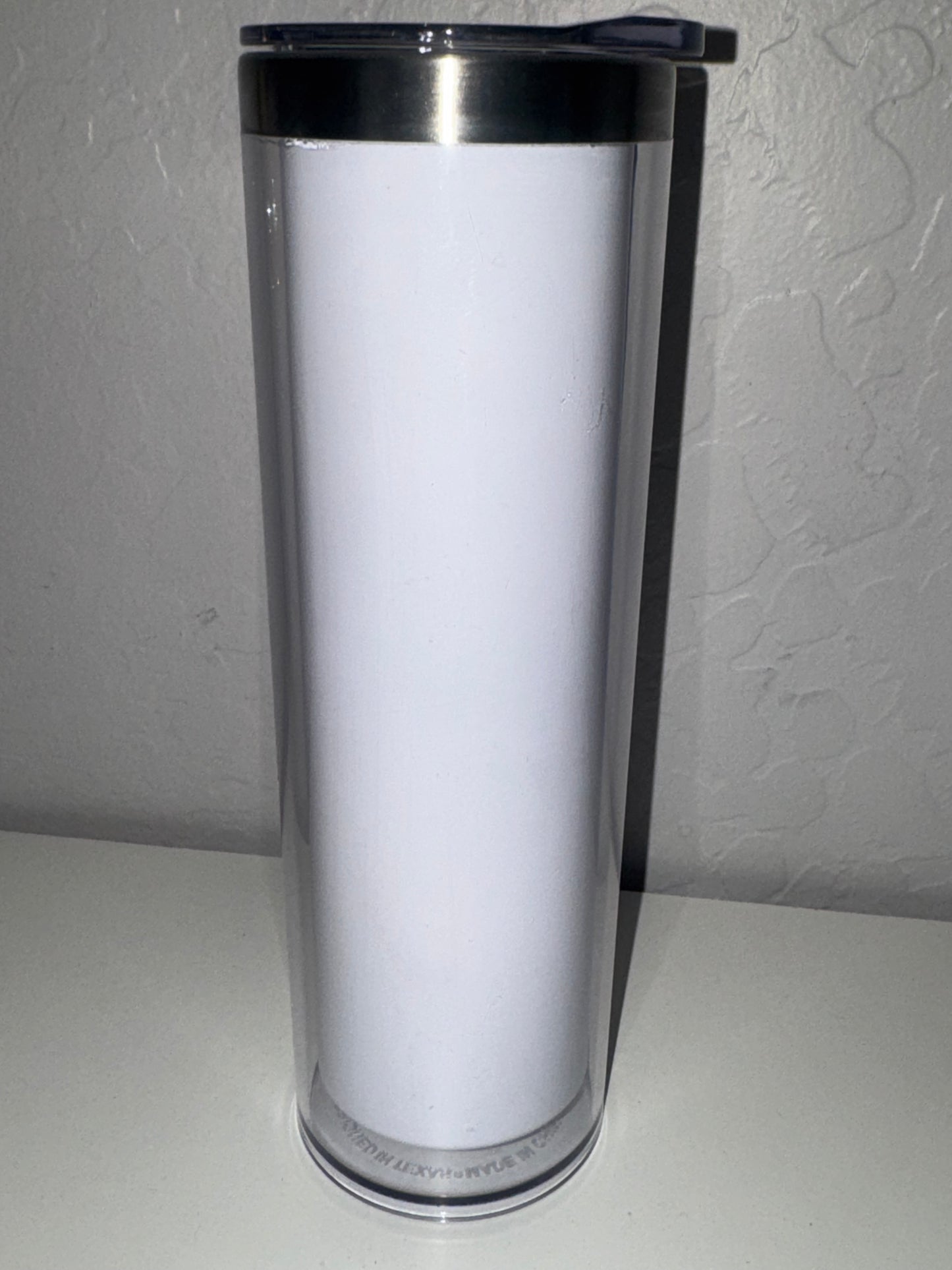 20 OZ SKINNY STAINLESS STEEL SNOWGLOBE CUP